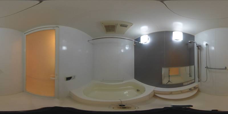 パノラマ画像バスルーム