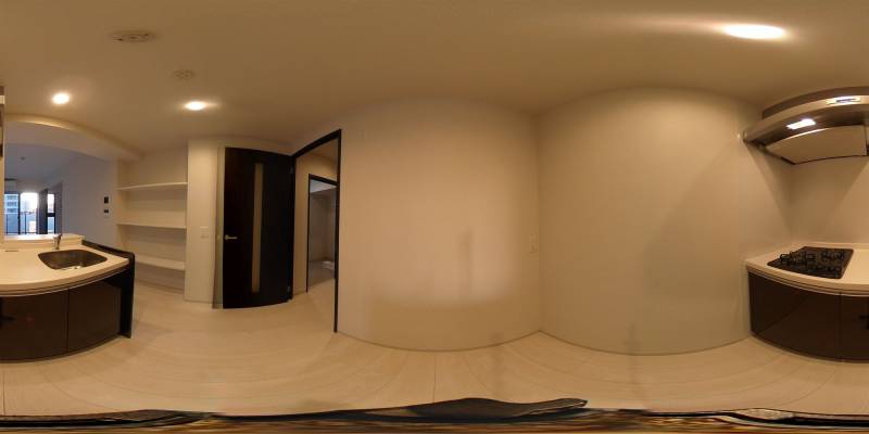 パノラマ画像キッチン