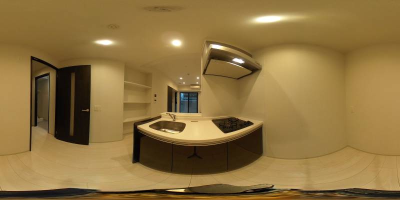 パノラマ画像キッチン