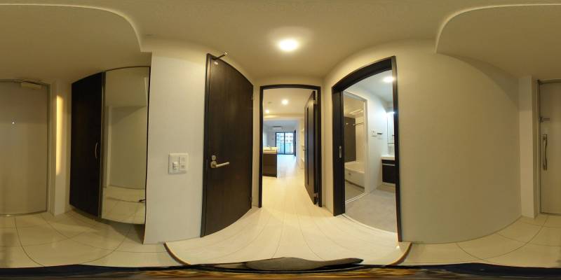 パノラマ画像玄関