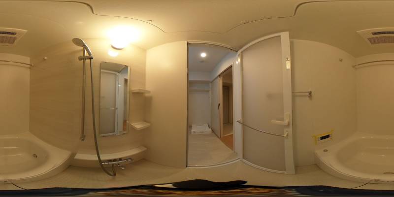 パノラマ画像バスルーム