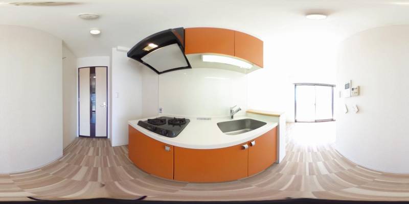 パノラマ画像キッチン