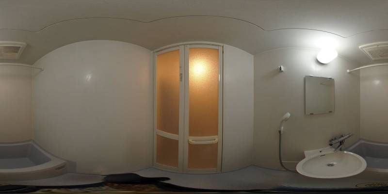 パノラマ画像バスルーム