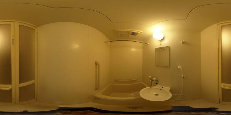 パノラマ画像バスルーム