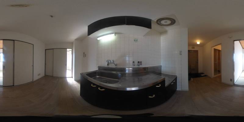 パノラマ画像キッチン