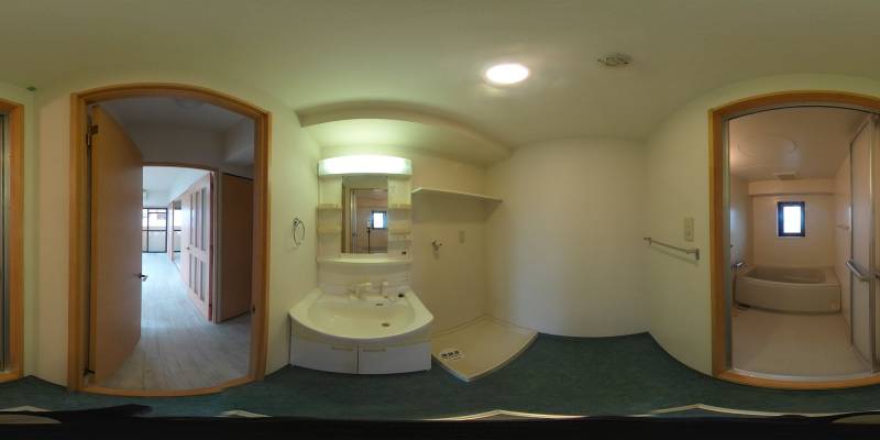 パノラマ画像洗面所