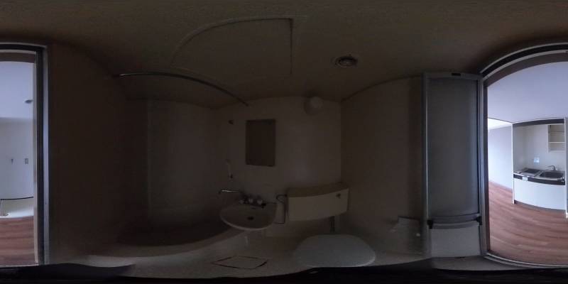パノラマ画像バスルーム