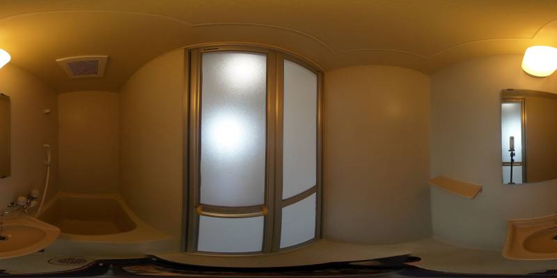 パノラマ画像バスルーム