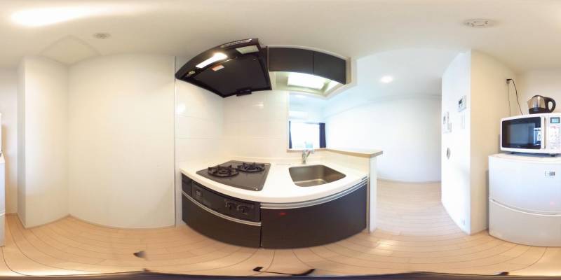 パノラマ画像キッチン