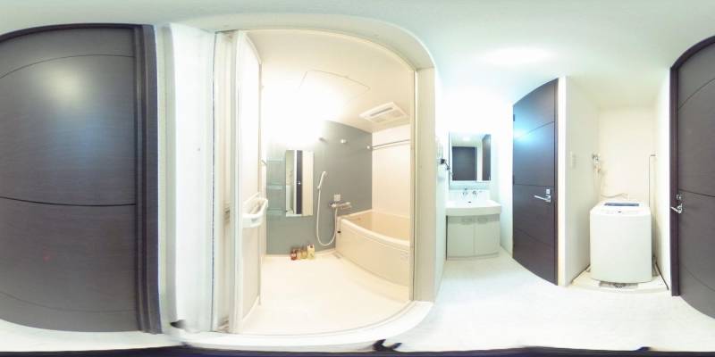 パノラマ画像バスルーム