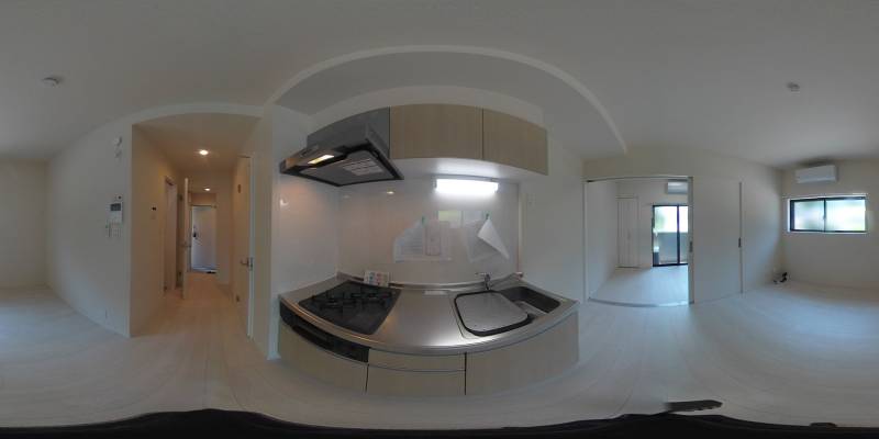 パノラマ画像キッチン