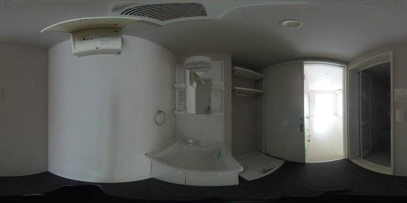 パノラマ画像洗面所