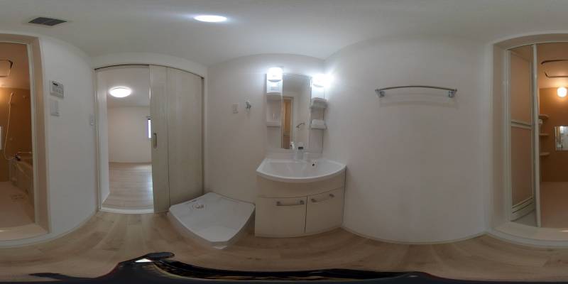 パノラマ画像洗面所