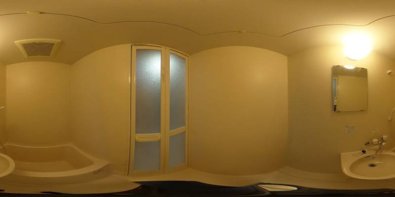 パノラマ画像バスルーム