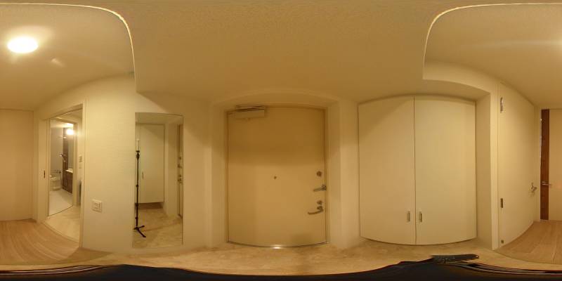 パノラマ画像玄関