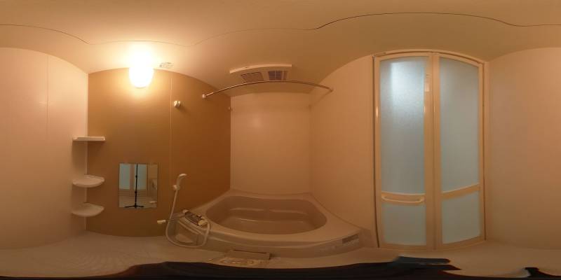 パノラマ画像バスルーム