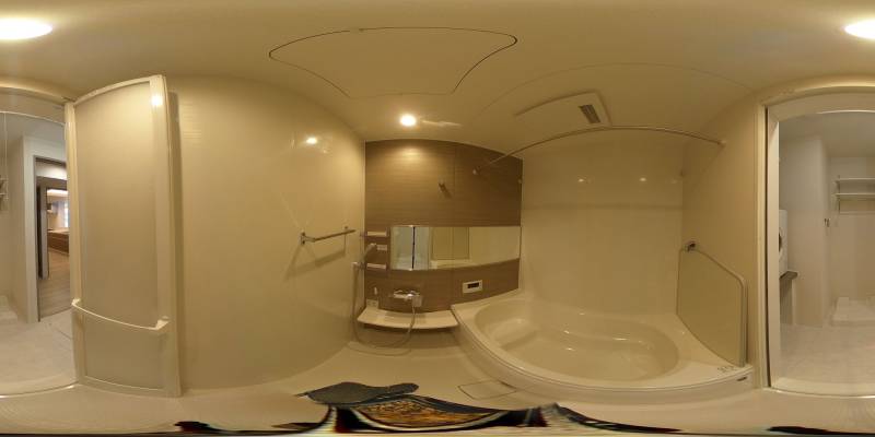 パノラマ画像バスルーム