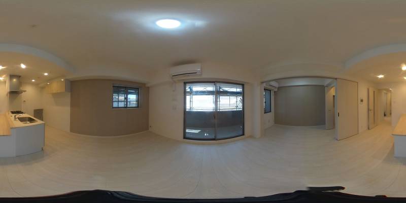 パノラマ画像リビング