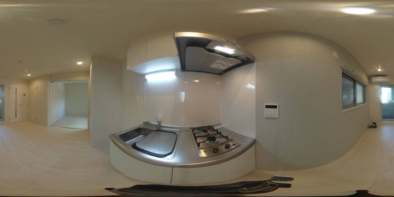 パノラマ画像キッチン