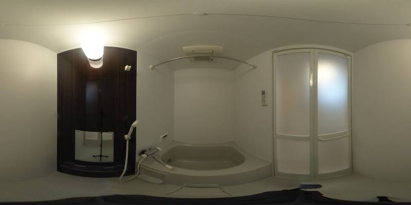 パノラマ画像バスルーム