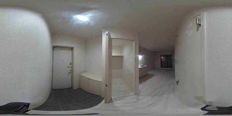 パノラマ画像玄関