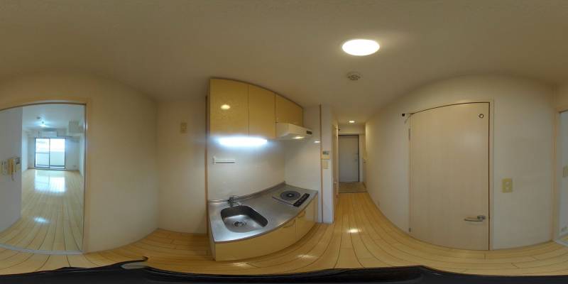 パノラマ画像キッチン