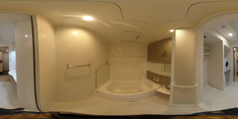 パノラマ画像バスルーム