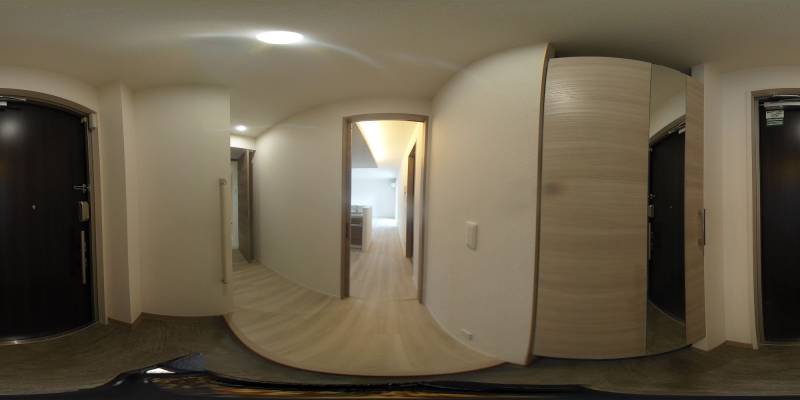 パノラマ画像玄関