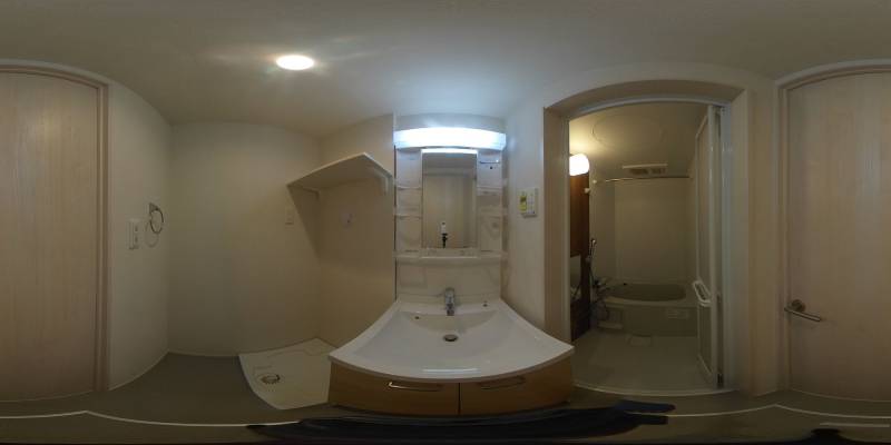 パノラマ画像洗面所