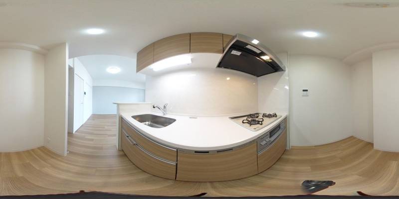 パノラマ画像キッチン