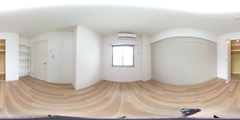 パノラマ画像寝室