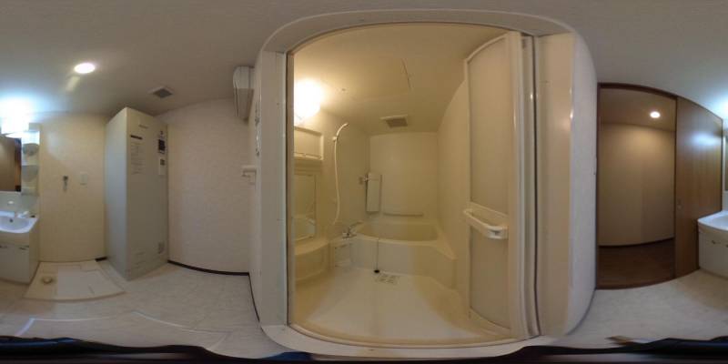 パノラマ画像洗面所