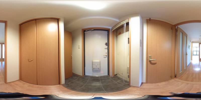 パノラマ画像玄関