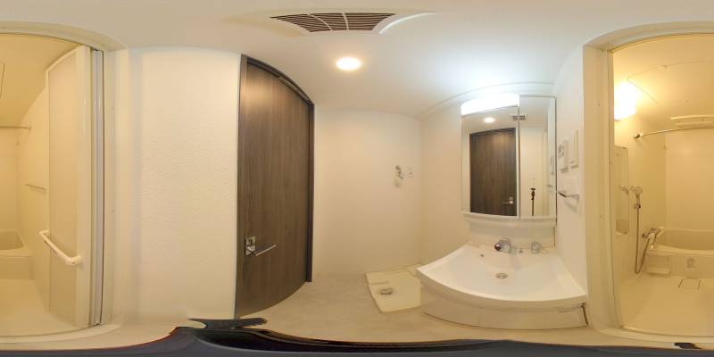 パノラマ画像バスルーム