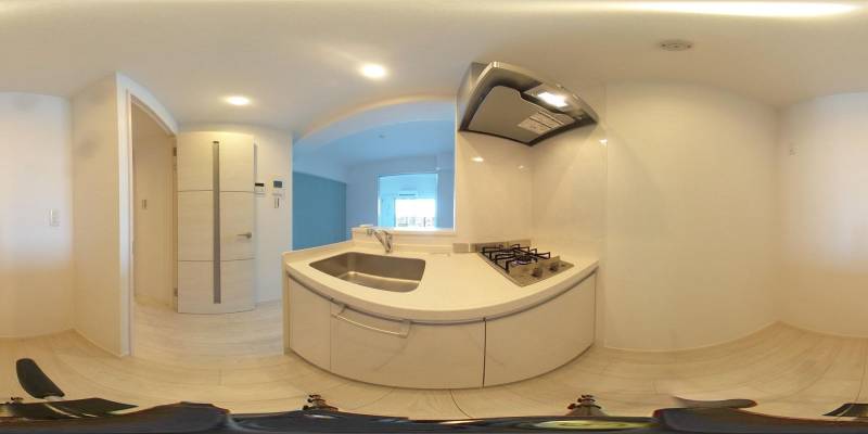 パノラマ画像キッチン