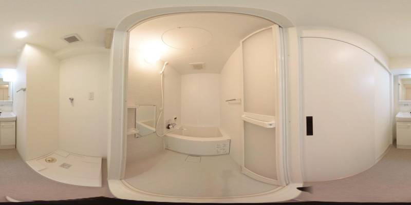 パノラマ画像バスルーム