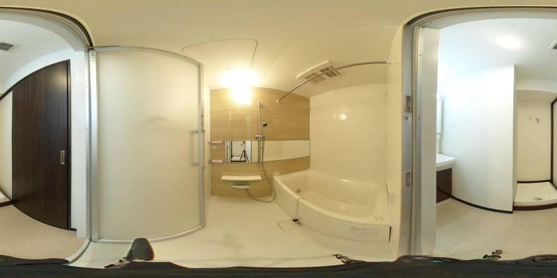 パノラマ画像バスルーム