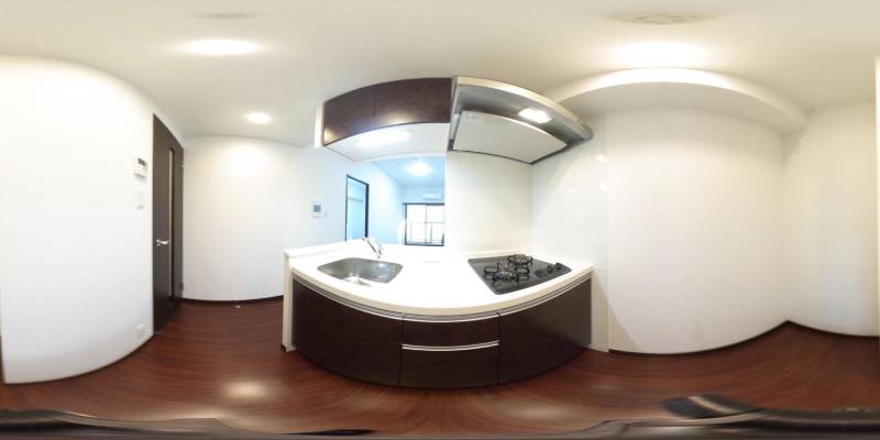 パノラマ画像キッチン