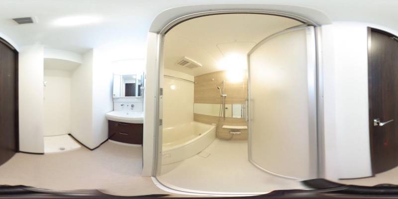 パノラマ画像洗面所