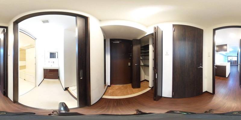 パノラマ画像玄関