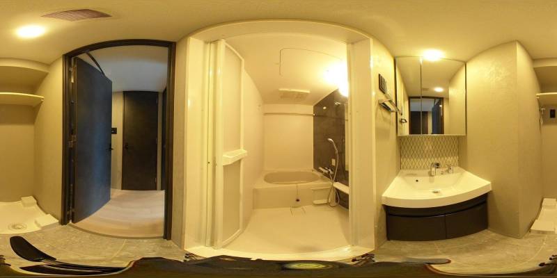 パノラマ画像洗面所