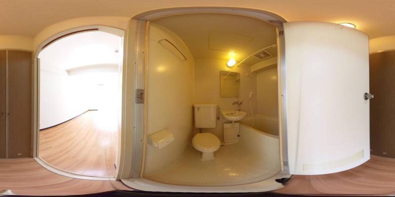 パノラマ画像バスルーム