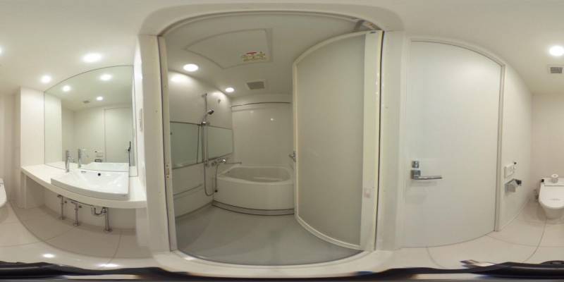 パノラマ画像バスルーム