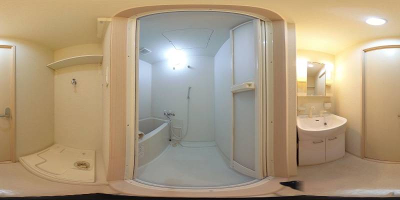 パノラマ画像バスルーム