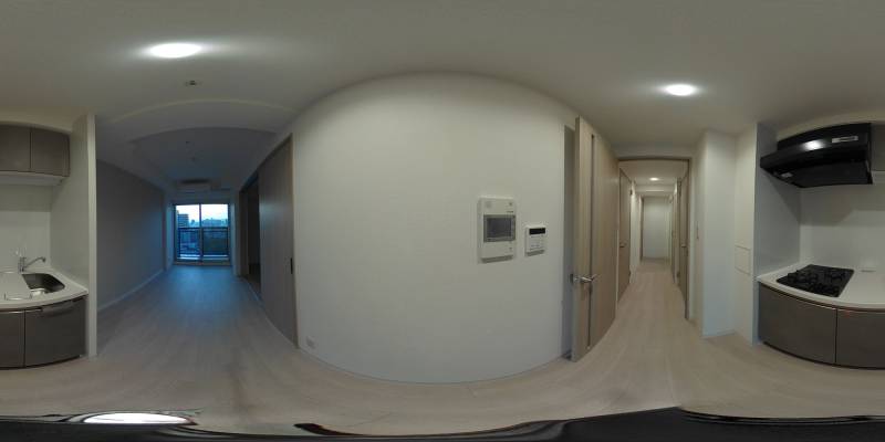 パノラマ画像キッチン