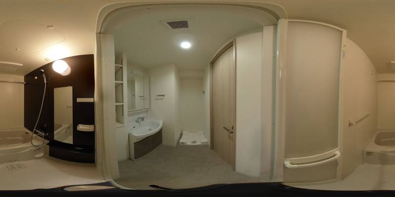 パノラマ画像バスルーム