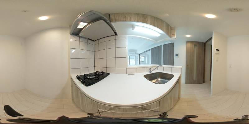 パノラマ画像キッチン