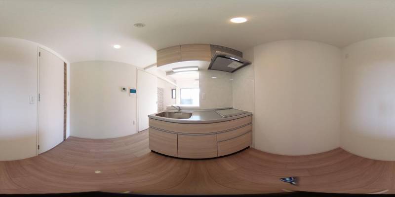 パノラマ画像キッチン