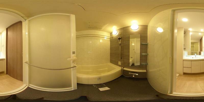 パノラマ画像バスルーム