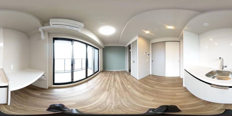 パノラマ画像リビング